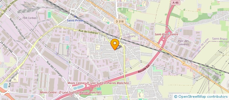 localisation de l'entreprise YC AUTO  MIONS