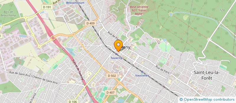 localisation de l'entreprise YC AUTO ECOLE  TAVERNY