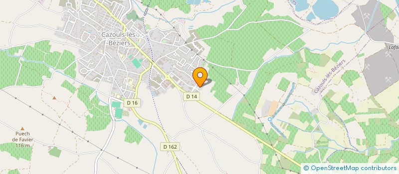 localisation de l'entreprise YC-CM  CAZOULS-LES-BEZIERS