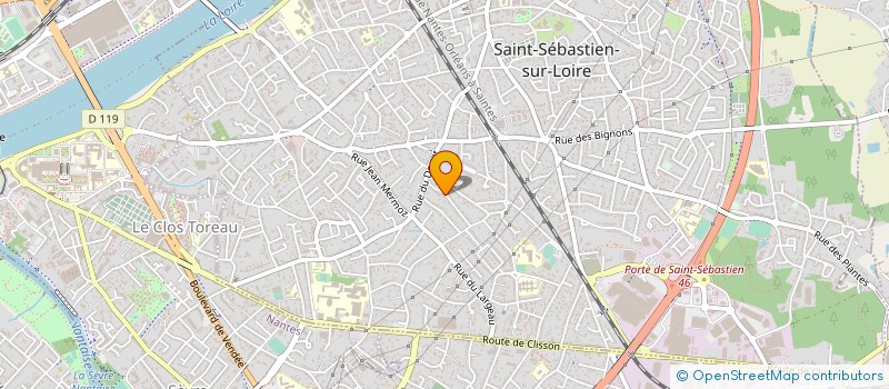 localisation de l'entreprise YC EDITIONS  SAINT-SEBASTIEN-SUR-LOIRE