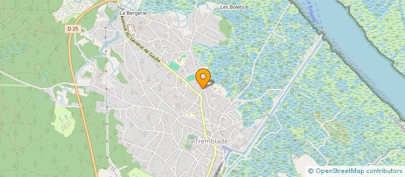 localisation de l'entreprise YC FINANCES  LA TREMBLADE