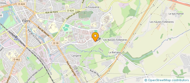 localisation de l'entreprise YC IMMO  FLERS