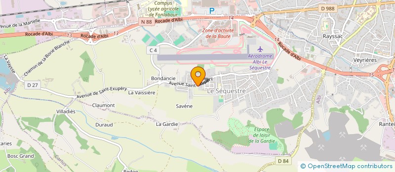 localisation de l'entreprise YC IMMOBILIER  LE SEQUESTRE