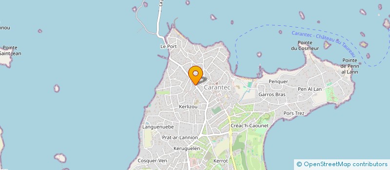 localisation de l'entreprise YC INVEST  CARANTEC