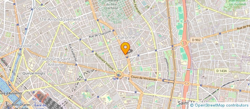 localisation de l'entreprise YC INVEST  PARIS