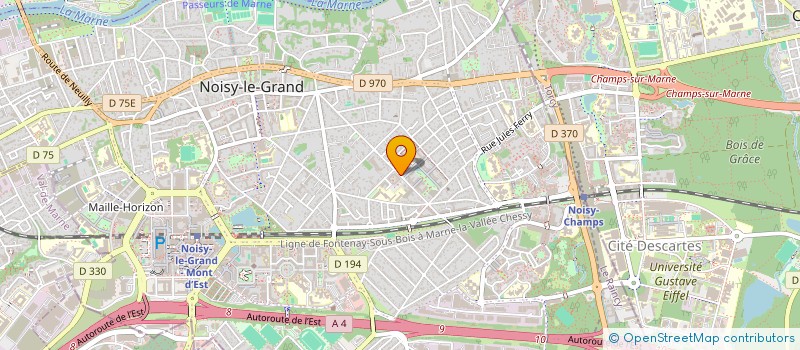 localisation de l'entreprise YC-MS  NOISY-LE-GRAND