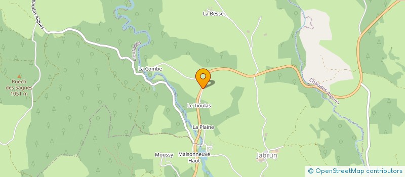 localisation de l'entreprise YC PRESTA'LOC à JABRUN