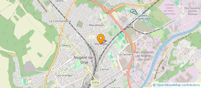 localisation de l'entreprise YC SOLUTION  NOGENT-SUR-OISE