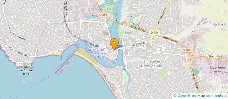 localisation de l'entreprise YC YOURTE CONTEMPORAINE SARL à SAINT-GILLES-CROIX-DE-VIE