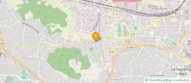 localisation de l'entreprise YC3 à SIX-FOURS-LES-PLAGES