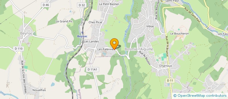 localisation de l'entreprise YCA  BOSMIE-L'AIGUILLE