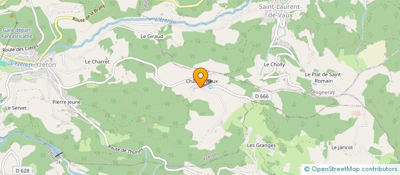 localisation de l'entreprise YCA  YZERON