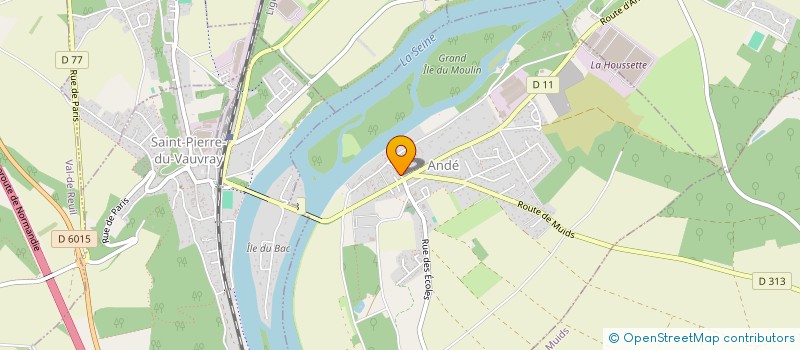 localisation de l'entreprise YCA à ANDE