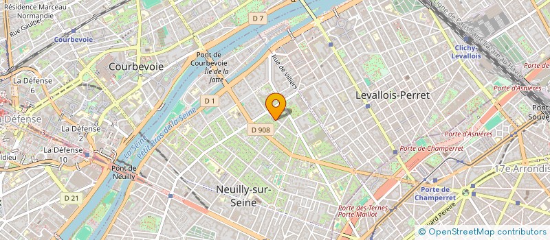 localisation de l'entreprise YCAB CORP23 à NEUILLY-SUR-SEINE