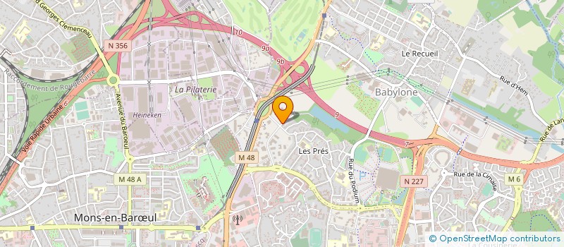 localisation de l'entreprise YCARE PHOTOGRAVURE  VILLENEUVE-D'ASCQ