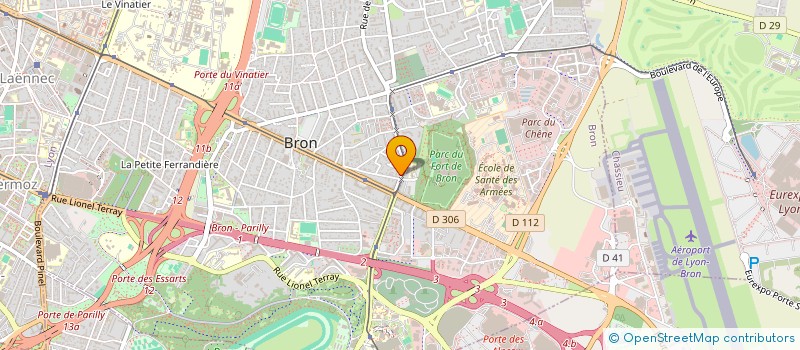 localisation de l'entreprise YCARI à BRON