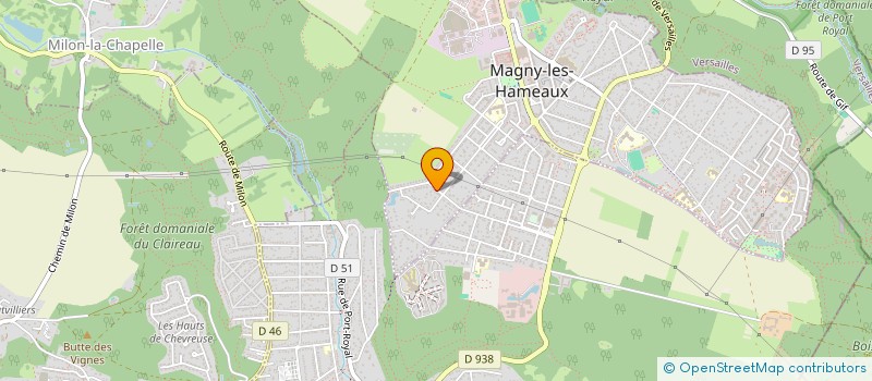 localisation de l'entreprise YCB  MAGNY-LES-HAMEAUX