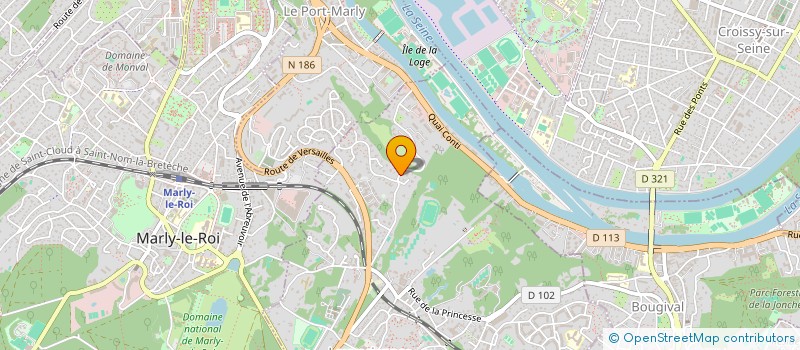 localisation de l'entreprise YCC IMMO  LOUVECIENNES