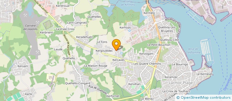 localisation de l'entreprise YCCEL  LARMOR-PLAGE