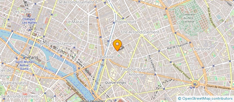 localisation de l'entreprise YCENA  PARIS