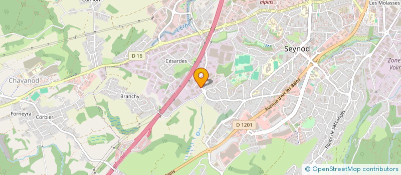 localisation de l'entreprise YCENNA FACTORY à ANNECY