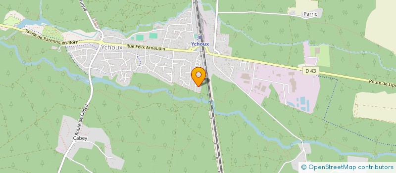 localisation de l'entreprise YCHOUX FOOTBALL CLUB  YCHOUX