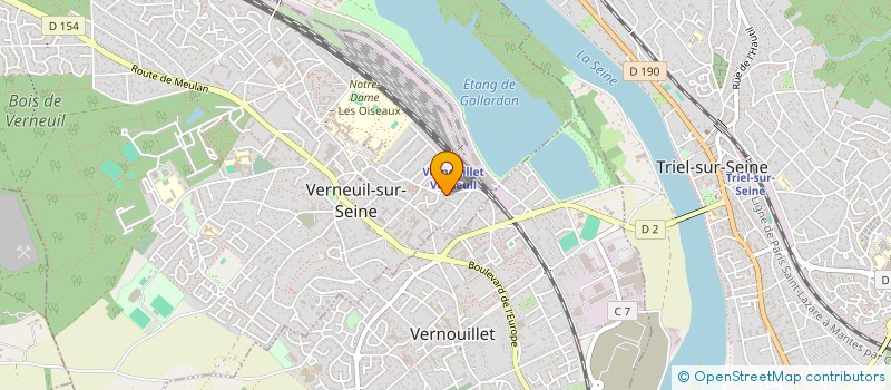 localisation de l'entreprise YCI PARIS  VERNEUIL-SUR-SEINE