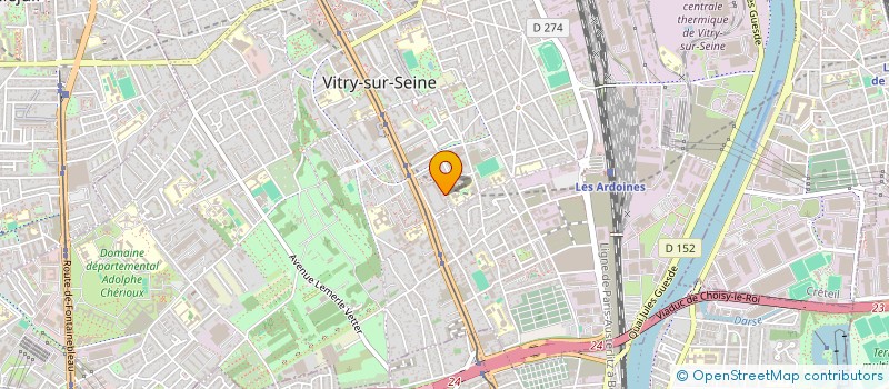 localisation de l'entreprise YCILO à VITRY-SUR-SEINE