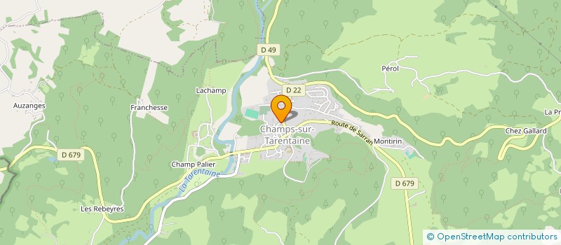localisation de l'entreprise YCIMMO à CHAMPS-SUR-TARENTAINE-MARCHAL