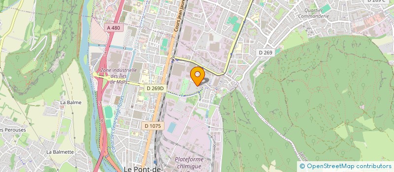 localisation de l'entreprise YCM ELEC  LE PONT-DE-CLAIX