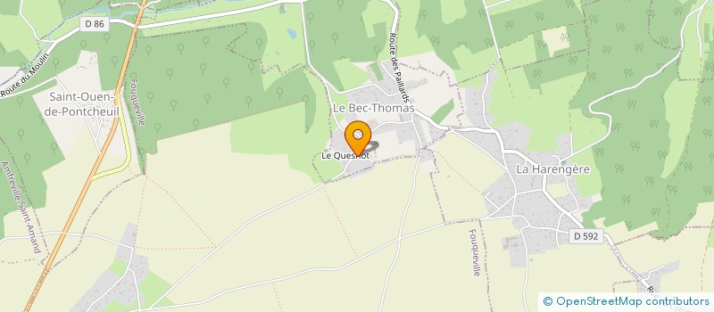 localisation de l'entreprise YCOAT  LES MONTS DU ROUMOIS