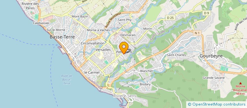 localisation de l'entreprise YCON  BASSE-TERRE