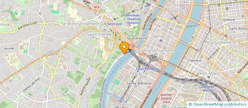 localisation de l'entreprise YCONE 2A  LYON