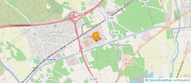 localisation de l'entreprise YCONE  GALLARGUES-LE-MONTUEUX