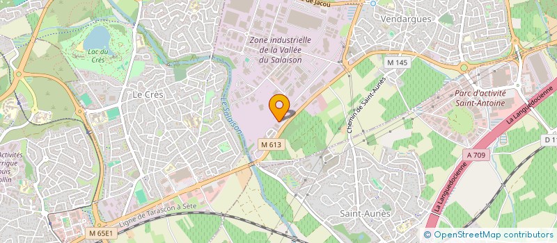 localisation de l'entreprise YCP CONSULTING à VENDARGUES