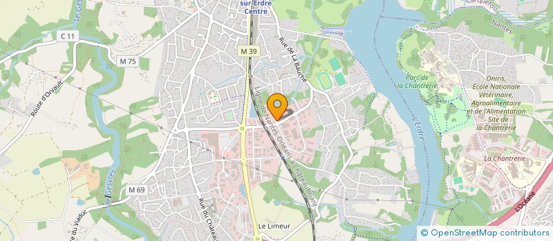 localisation de l'entreprise YCREM à LA CHAPELLE-SUR-ERDRE