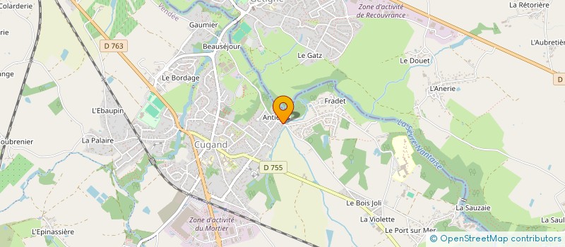 localisation de l'entreprise YCS  CUGAND