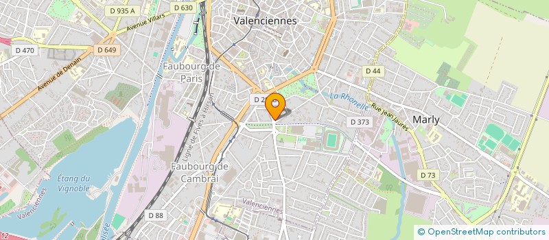 localisation de l'entreprise YCS à VALENCIENNES