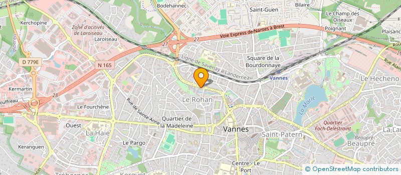 localisation de l'entreprise YCUBE HOLDING à VANNES