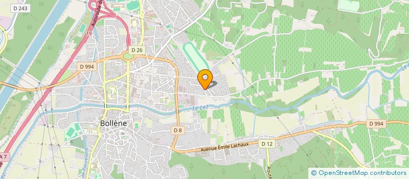 localisation de l'entreprise YCY INTERNATIONAL  BOLLENE