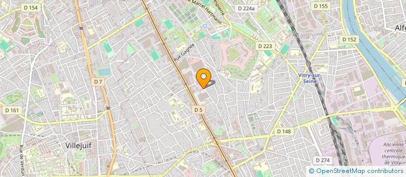 localisation de l'entreprise YD 26 à VITRY-SUR-SEINE