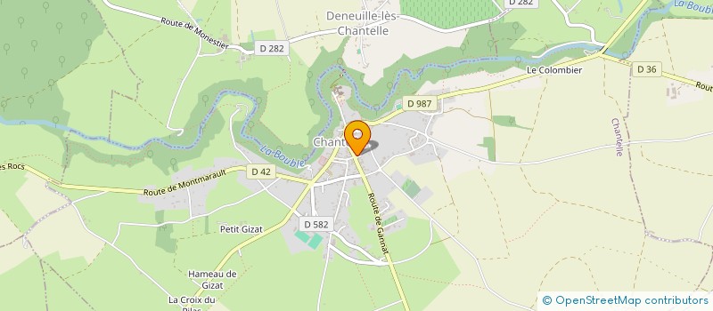 localisation de l'entreprise YD  CHANTELLE