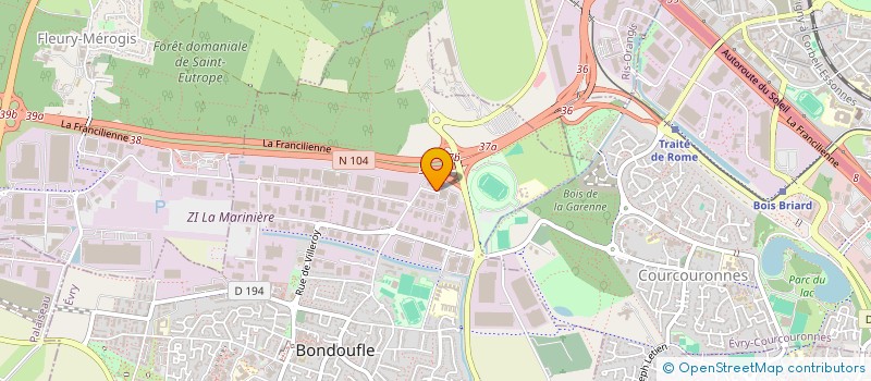 localisation de l'entreprise YD  ETRECHY