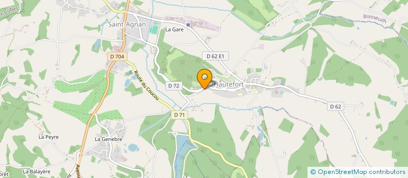 localisation de l'entreprise YD ARCHITECTURE  HAUTEFORT