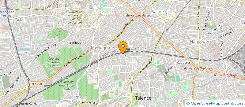 localisation de l'entreprise YD BIM à TALENCE