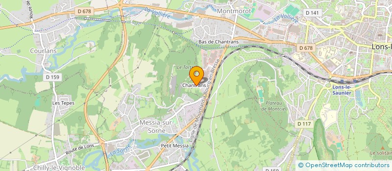 localisation de l'entreprise YD CONCEPTION à MONTMOROT