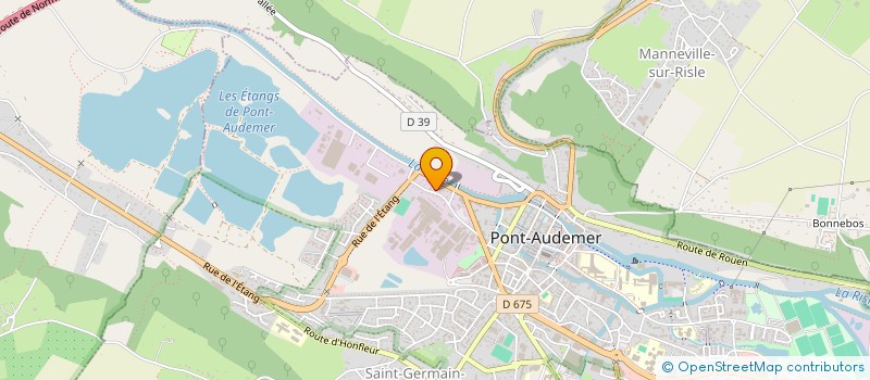 localisation de l'entreprise YD ELEC NORMANDIE à PONT-AUDEMER