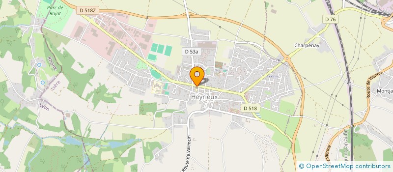 localisation de l'entreprise YD FOOD  HEYRIEUX