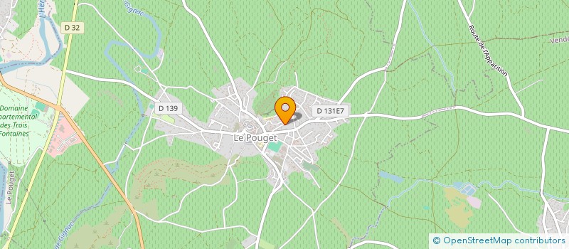 localisation de l'entreprise YD HABITAT  LE POUGET