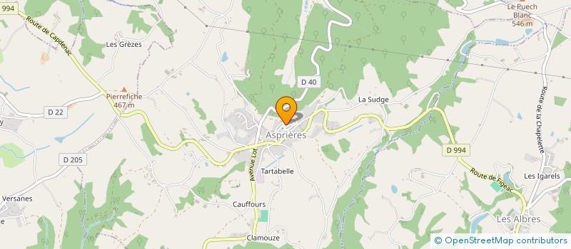 localisation de l'entreprise YD INVEST  CAUSSE-ET-DIEGE